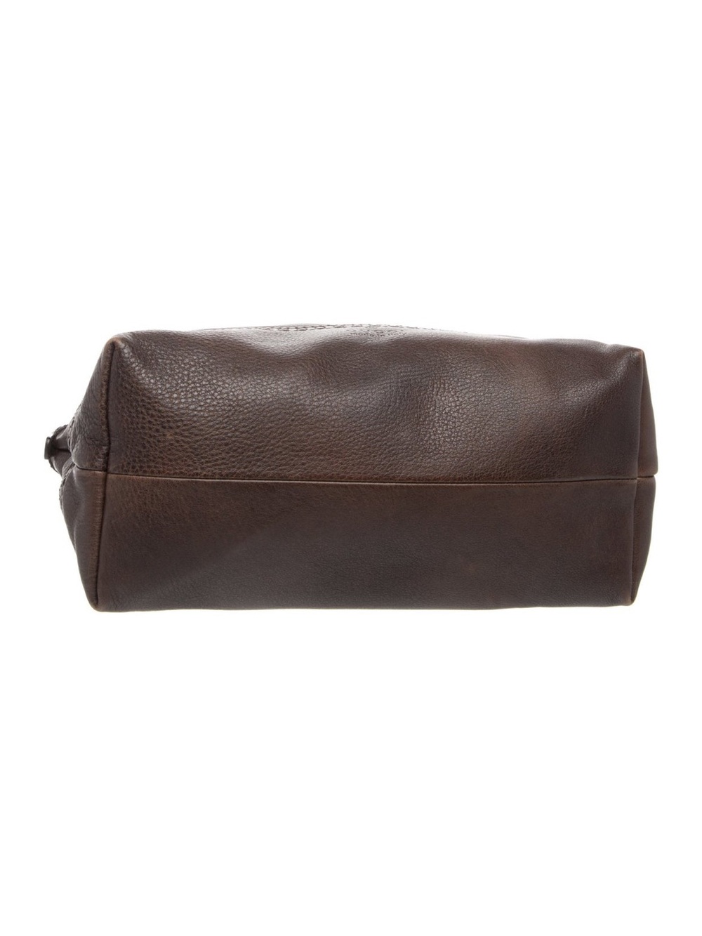 $1600 Gucci Bamboo Laidback Crafty Medium Bag in brown grained leather Authentic - Picture 5 of 10